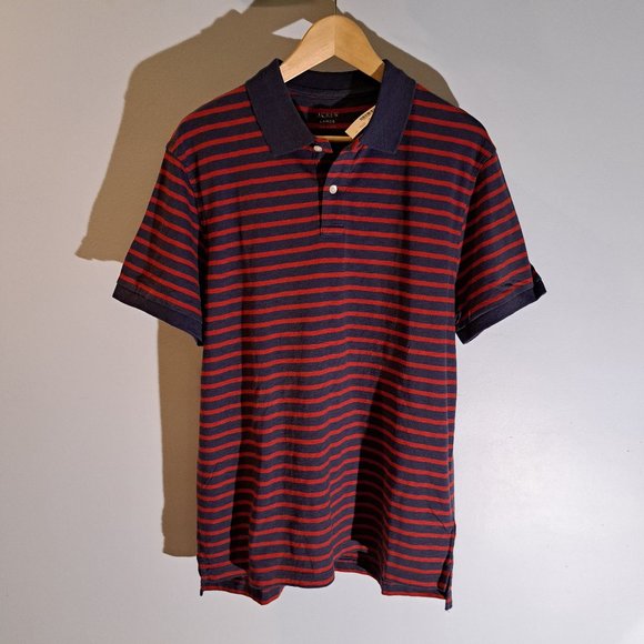 J. Crew men's large two button polo new with tag style 07646 - Picture 2 of 11